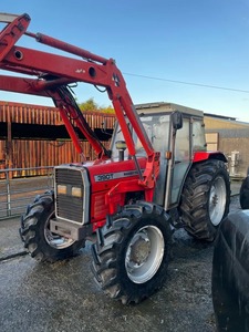 รถแทรกเตอร์ Massey Ferguson 390 สำหรับทำสวน ขับเคลื่อน 4 ล้อ กำลัง 45-90 แรงม้า สำหรับเครื่องยนต์ เกียร์ ปั๊ม ลูกปืน รับประกัน 4 ปี ใช้ในงานฟาร์ม - Product Image 3