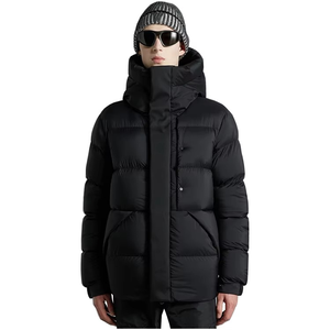 Breathable Winter <b>Men</b> Winter Solid Canvas Puffer Jackets Fashion Casual Puffer Jacket <b>Thermal</b> Coat Outwear Outdoor Puffer Jacket - Product Image 1