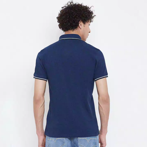 Chemises polo pour hommes en gros, logo personnalisé, impression, broderie, 100% polyester, streetwear, uni, teinture unie, décontracté, business - Product Image 5