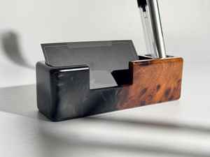 Tarjetero de Resina y Madera Ecológico y Duradero, Hecho a Mano, Estuche Delgado para Tarjetas Bancarias de Madera Natural - Product Image 6