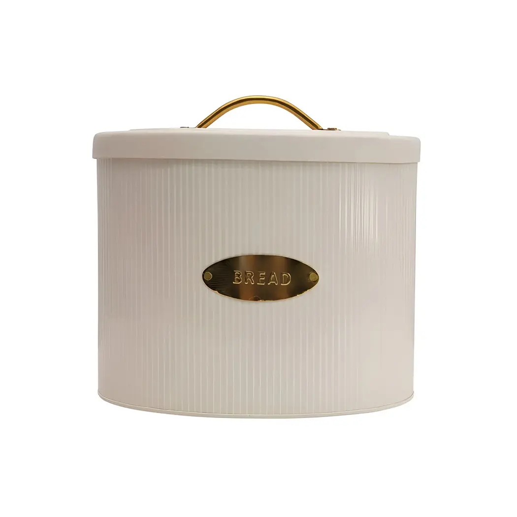 Caja de pan de metal para decoración de mesa de comedor del hogar, logotipo personalizado, acepta recipiente de almacenamiento de pan de metal para cocina casera