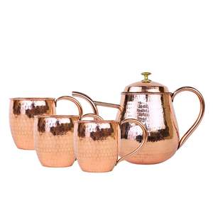 Ensemble de bâtons de thé en cuivre authentiques fabriqués à la main élégant Durable écologique Portable Vintage Pamorplus Indonésie Pusaka pour le thé - Product Image 1