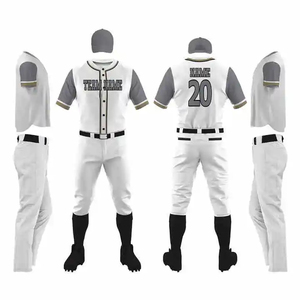 Conjunto de Uniforme de Béisbol Personalizado, Jersey y Pantalones Sublimados, Ropa Deportiva Transpirable de Poliéster para Hombres y Equipos Juveniles de Béisbol - Product Image 1