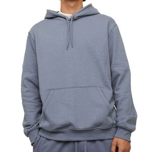 เสื้อมีฮู้ดสไตล์สตรีทแวร์ผ้าคอตตอน100% เรียบผ้าคอตตอนผ้าเกล็ดปลาหนา100% ออกแบบได้ตามต้องการ - Product Image 1