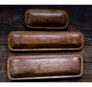 ชามคลุกแป้งทำจากไม้อะคาเซียธรรมชาติสไตล์100% ชามสลัดโลหะเคลือบสำหรับงานปาร์ตี้ซุป - Product Image 5