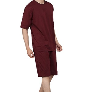 Dernière conception hommes t-shirt ensemble court de haute qualité respirant confortable taux raisonnable vente chaude hommes t-shirt ensemble court - Product Image 4