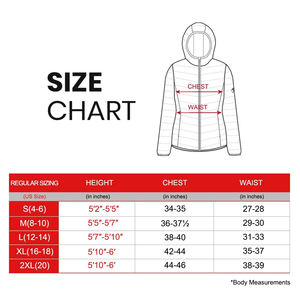 Chaqueta de exterior acolchada para mujer con capucha desmontable, ligera y duradera, tamaño y colores personalizados - Product Image 6