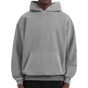 Sudadera con Capucha de Lujo Personalizada, Sudadera Extra Grande 100% Algodón, Sudadera de Calle, Sudadera Gruesa - Product Image 1