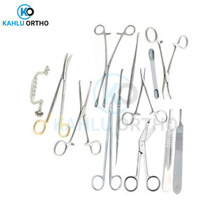 Instruments chirurgicaux sur mesure de haute qualité pour la chirurgie de base Ensemble de 14 utilisation à l'hôpital par KAHLU ORTHOPEDIC - Product Image 2