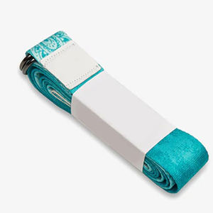 Correas de yoga cómodas de color personalizadas ecológicas de material personalizado de alta calidad al por mayor para levantamiento de pesas con transporte personalizado - Product Image 5