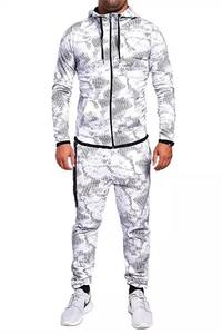 Regular Fit Hiver Hommes Logo Personnalisé Conception 100% Coton Séchage Rapide Respirant Pull À Capuche Jogger Survêtement - Product Image 6