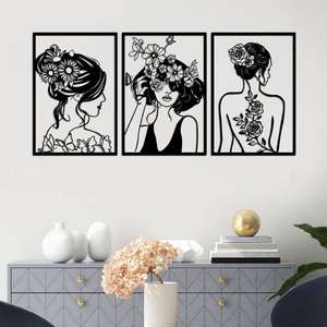 Décoration murale abstraite en métal faite à la main personnalisée Art moderne en métal de luxe pour hôtel bureau chambre à coucher salon Design d'intérieur - Product Image 5