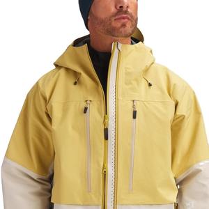 Chaqueta de esquí de invierno cálida impermeable y transpirable con logotipo personalizado para hombre y mujer, estilo callejero reversible con cuello levantado - Product Image 4