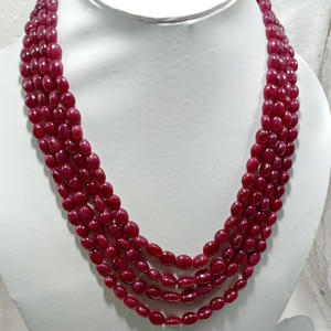 Ruby Deyd perles de pierres précieuses rouges à la mode AAA Grade 5-7MM tailles - Product Image 1