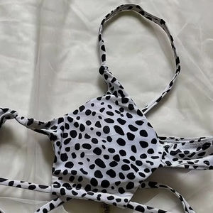 Ensemble de bikini taille haute sexy pour femmes de qualité supérieure maillot de bain deux pièces push-up personnalisable avec motif rayé respirant - Product Image 4