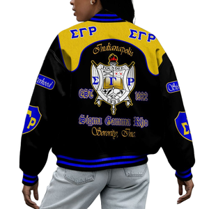 Pull en polaire brodé unisexe Greek Life Sigma Gamma Rho, polyester/coton, impression personnalisée, meilleur design de sororité - Product Image 2