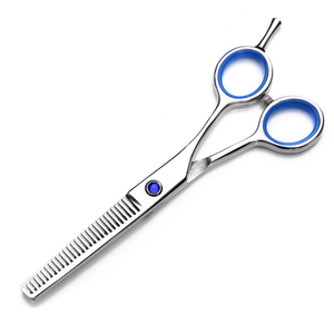 Ciseaux de barbier professionnels en argent de rasoir sur mesure de la meilleure qualité avec pointe pointue de lame en acier inoxydable pour la coupe de cheveux - Product Image 5