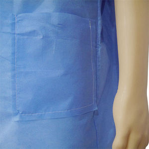 Bata de hospital sin mangas para pacientes batas de hospital médicas no tejidas personalizadas - Product Image 4