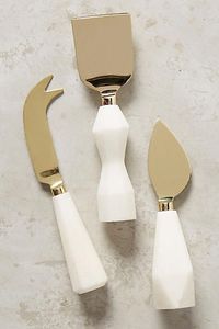 Ensemble de 4 couteaux à fromage en résine et acier inoxydable de style américain pour le serveur de pizza à fromage Couteaux à fromage de cuisine de vente à chaud - Product Image 2