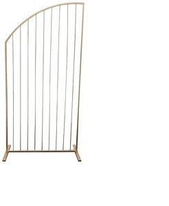 Nouvelle arche de mariage en fer plaqué or élégant accessoires décoratifs de fleurs en métal pour les mariages et les fêtes en intérieur aluminumcarton - Product Image 6