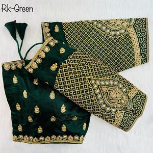 Blusa con bordado de seda para mujer, traje étnico indio, bonito diseño de novia, novedad de verano de 2022 - Product Image 5