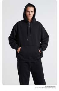 Sudadera con Capucha Personalizada con Logotipo, Unisex, Talla Grande, con Cordón Ajustable, de Algodón y Felpa para Hombre - Product Image 6