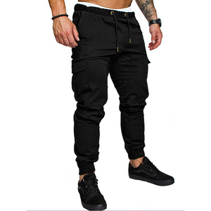 Nouveau printemps unisexe respirant maille Gym musculation décontracté régulier solide Joggers pantalon extérieur Fitness sport survêtements - Product Image 5