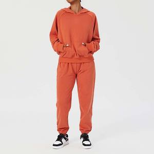 Logo personnalisé Automne Hiver Vêtements d'entraînement à capuche Survêtement en polaire 2 pièces Vêtements de sport pour femmes Jogger Ensemble de survêtements pour femmes Survêtement - Product Image 4