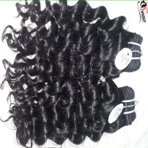 Paquetes de cabello de mujer negra virgen cruda rizada ondulada natural sin procesar - Product Image 3