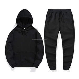Unisex Custom Logo Jogger Sportswear Bulk Wholesale Contrast Color Sweat Suits Plus Size Plain Track Suit for Men Jogging Gear - Product Image 6