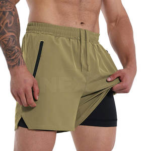 <b>Mens</b> MMA Grappling <b>Shorts</b> <b>Camo</b> Sublimation BJJ No Gi Double Layer Training Fight Wear Durable Lightweight Custom OEM Wholesale - Product Image 1