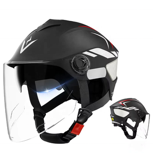 Casque de moto modulaire à visière relevable <span class=keywords><strong>Gyroroue</strong></span> Racing, certifié DOT, à dégagement rapide, pour toutes les saisons - Product Image 4