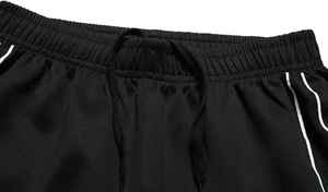 Conjunto Deportivo de Chaqueta con Cremallera y Pantalones Deportivos con Ribete Blanco y Negro, de Poliéster y Algodón, Transpirable para Invierno - Product Image 4