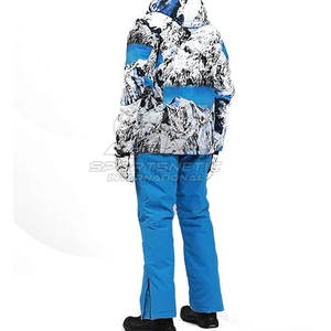 โรงงานผลิตชุดสกีสำหรับผู้ชายที่สวมใส่สบาย ชุดสกีพิมพ์ลายคุณภาพพรีเมียม ขายดีที่สุด - Product Image 4