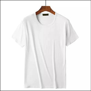 Camisetas personalizadas de talla grande para hombre, camiseta de LICRA de bambú, camiseta de manga corta lisa en blanco, camiseta de bambú de gran tamaño de alta calidad para hombre - Product Image 2