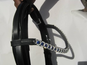 Cabestro de Cuero Elegante para Caballos de Carreras, Equipo Ecuestre, Venta Caliente - Product Image 4