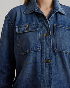 New Arrival Women's <b>Denim</b> <b>Jacket</b> <b>Custom</b> Brand Hooded Collar Windproof Eco-Friendly Breathable Autumn Winter - Product Image 5