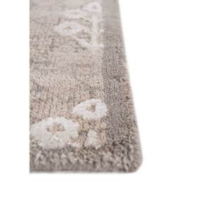 Alfombra de Lana y Seda de Bambú Tejida a Mano Inde Rose Ivory con Diseño Floral AKWB-7116 para Uso Doméstico - Product Image 4