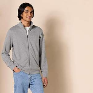 Sweat à Capuche Surdimensionné à Fermeture Éclair pour Homme 100 Coton Épais Polaire Streetwear Plaine Sweat à Fermeture Éclair - Product Image 2