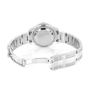 Reloj de Lujo con Incrustaciones de Moissanita, Estilo Urbano con Diamantes VVS, para Hombre, de Acero Inoxidable, con Esfera de Cuarzo y Cristal - Product Image 4