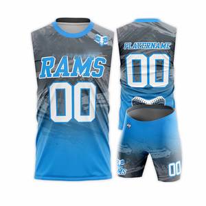 Camisa transpirable de sublimación personalizada 7v7 con conjunto de uniforme corto - Product Image 3