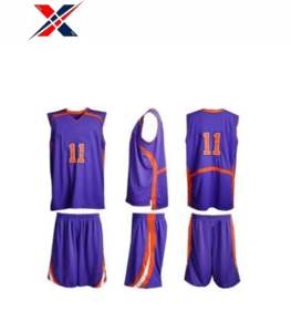 Meilleure vente d'usine de vêtements de basket-ball avec logo personnalisé fournie dans toutes les tailles ensembles d'uniformes respirants avec des techniques imprimées - Product Image 2