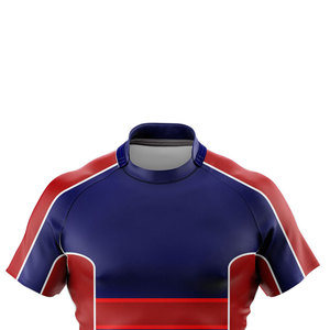 Camiseta de rugby de manga corta con cuello en V para adultos, camiseta de rugby con logotipo personalizado de la mejor calidad a la venta - Product Image 6