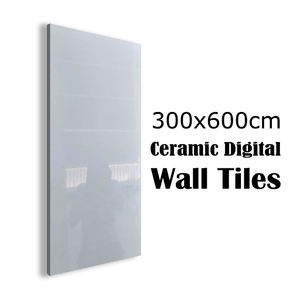 Azulejos de cerámica esmaltada de lujo de 300x600mm blancos modernos impresos digitalmente para el último diseño de interiores de baño - Product Image 2