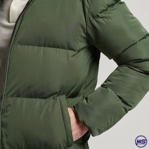 Veste longue en Polyester pour homme, vêtement d'hiver, personnalisé, Design OEM, imperméable - Product Image 6