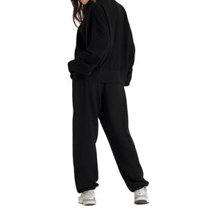 Conjunto Deportivo Holgado para Mujer al por Mayor, Traje Deportivo de Felpa de Algodón, Chándal Liso y Transpirable para Hombre 2026 - Product Image 4