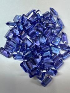 Alta calidad 4x6 MM Esmeralda corte tanzanita ojo limpio suelto facetado piedra preciosa Natural - Product Image 5