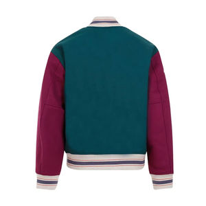 Chaqueta de Invierno Personalizada de Alta Calidad para Hombre, Estilo Universitario, con Forro de Lona Sublimada, Transpirable y Agradable al Tacto, Diseño de Sonrisa y Baile - Product Image 4