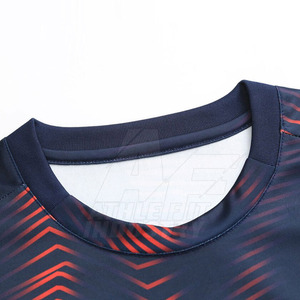 Uniformes de Fútbol Personalizados de Alta Calidad para Hombre, Transpirables, Impermeables, Manga Corta, 100% Poliéster, MOQ Bajo, Servicio OEM Premium - Product Image 3