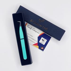 Pinzas para Pestañas Somofy Enterprises con Punta de 90 Grados, Color Verde Verano, Acero Inoxidable, 10 mm, Precisión y Durabilidad - Product Image 4